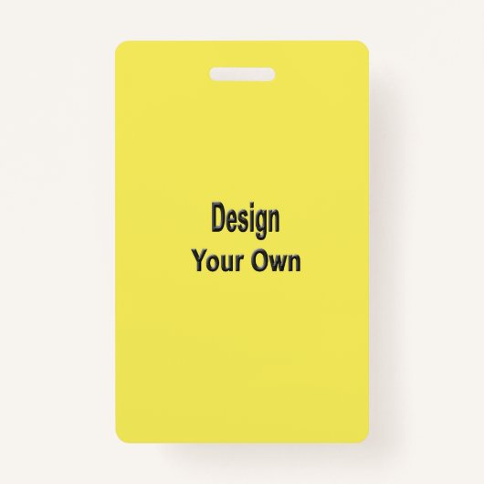 Blank Badge (Voorkant)