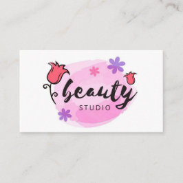 Blank Beauty Salon Visitekaartje