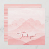 Blank bedankt feestdagenkaart (Voorkant / Achterkant)