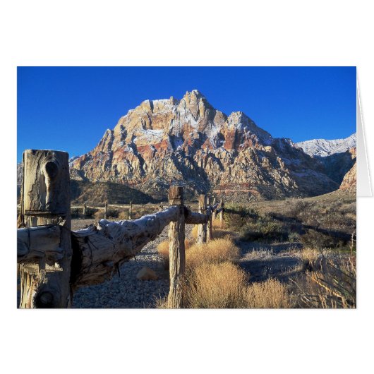Blank binnenin, Red Rock Snow (Voorkant Horizontaal)