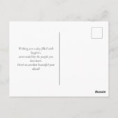 "Blank Birthday Lijst Briefkaart – Kleurrijke Ball (Achterkant)