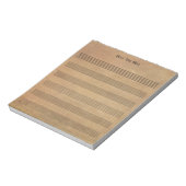  Blank Bladmuziek 6 Staves Notitieblok (Linkerzijde)