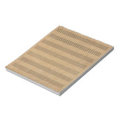  Blank Bladmuziek 7 Staves Notitieblok (Linkerzijde)