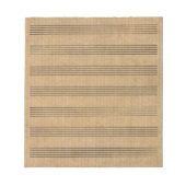 Blank Bladmuziek 7 Staves Notitieblok (Voorkant)