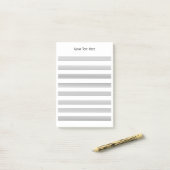 Blank Bladmuziek 8 Staves Post-it® Notes (Op bureau)