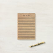  Blank Bladmuziek 8 Staves Post-it® Notes (Op bureau)