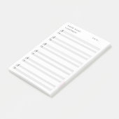 Blank Bladmuziek Post-it® Notes (Schuin)
