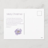 Blank Bloemen Briefkaart (Achterkant)