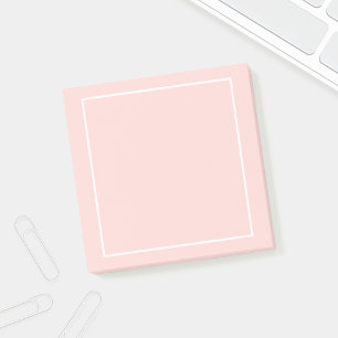 Blank Blush Roze en Wit Post-it® Notes