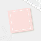 Blank Blush Roze en Wit Post-it® Notes