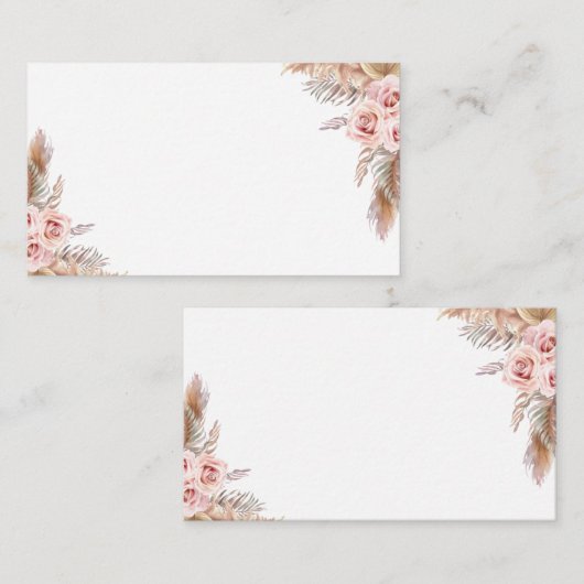 Blank Boho Enclosure Kaart (Voorkant / Achterkant)