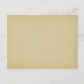 Blank Briefkaart perkament  beige achtergrond (Voorkant)