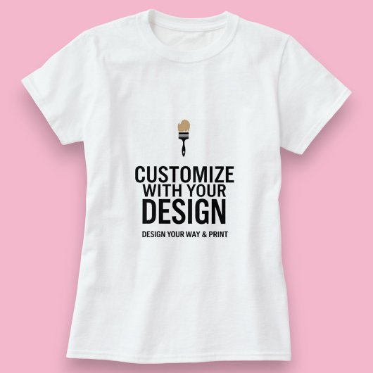 Blank Business Corporate Customizable Simple  T-shirt