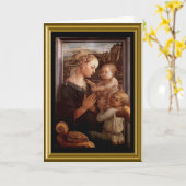 Blank Card - Madonna en Child Kaart (Gele Bloem)