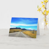 Blank Card Nature Photography Mountains Colorado Kaart (Gele Bloem)
