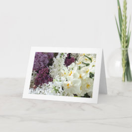Blank Card - Spring Flowers Kaart