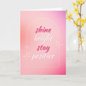 Blank Cards with a meaningful message on the front Kaart (Gele Bloem)