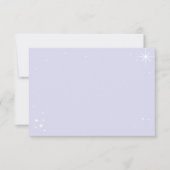 Blank Celestial Starlight bevestiging/offerte Bedankkaart (Voorkant)