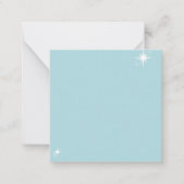 Blank Celestial Starlight bevestiging/offerte Notitiekaartje (Voorkant)