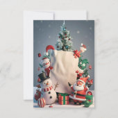 Blank Christmas Invitation Kaart (Voorkant)