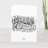 Blank Christmas Kaart (Achterkant)