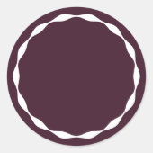 Blank Circle Custom Spice Sticker (Voorkant)