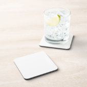 Blank Coaster Mockup | Minimaal Vierkant Drank Ond Bier Onderzetter (Rechterzijde)