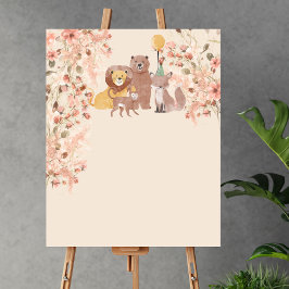 Blank Creëer Je Eigen Boho Safari Pampas Grass Poster