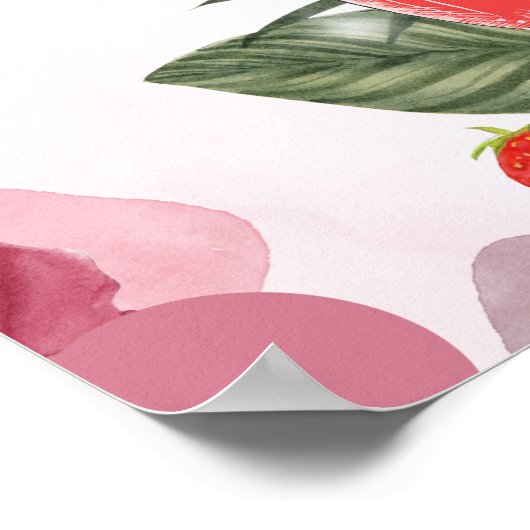 Blank Creëer Je Eigen Bubble Brunch Mimosa Poster (Hoek)