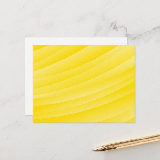 BLANK CREËER JE EIGEN GELE BRIEFKAART (Voorkant / Achterkant in situ)