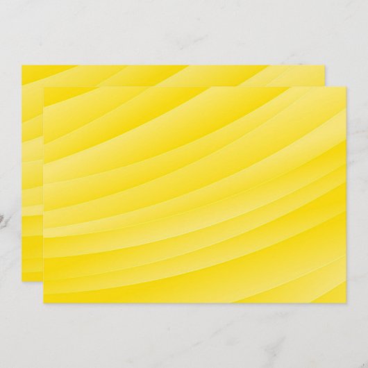 BLANK CREËER JE EIGEN GELE UITNODIGING (Voorkant / Achterkant)