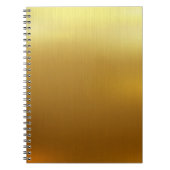 BLANK CREËER JE EIGEN GOUDEN DAGBOEK NOTITIEBOEK (Voorkant)