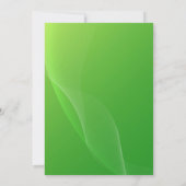 BLANK CREËER JE EIGEN GROENE UITNODIGING (Achterkant)