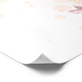 Blank Creëer Je Eigen Kleine Sneeuwvlok Poinsettia Poster (Hoek)