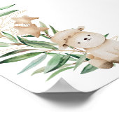 Blank Creëer Je eigen lief klein lamsgroen Poster (Hoek)