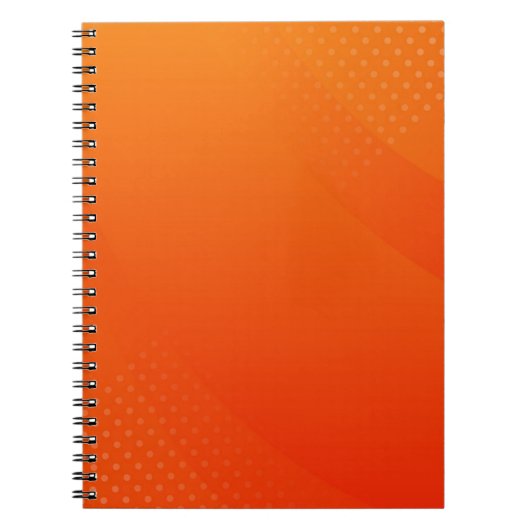 BLANK CREËER JE EIGEN ORANJE DAGBOEK NOTITIEBOEK (Voorkant)