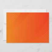 BLANK CREËER JE EIGEN ORANJE UITNODIGING (Voorkant)