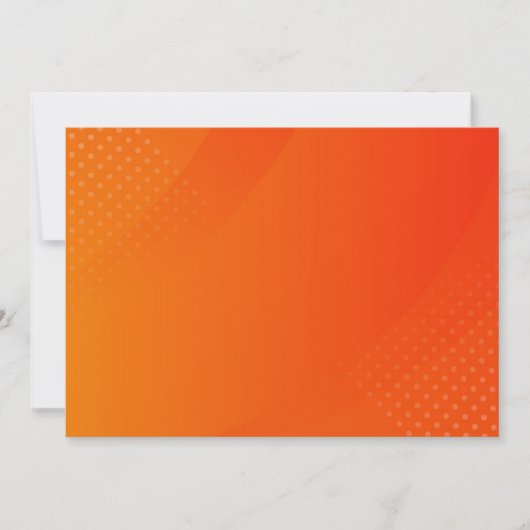 BLANK CREËER JE EIGEN ORANJE UITNODIGING (Voorkant)