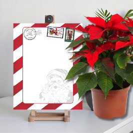 Blank Creëer Je Eigen Santa's Noordpool Postmark Poster