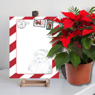 Blank Creëer Je Eigen Santa's Noordpool Postmark Poster
