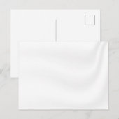 BLANK CREËER JE EIGEN WITTE SATIJN BRIEFKAART (Voorkant / Achterkant)