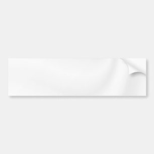 BLANK CREËER JE EIGEN WITTE SATIJN BUMPERSTICKER