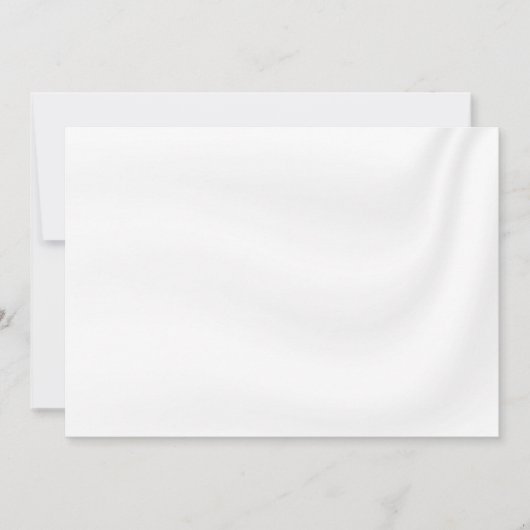 BLANK CREËER JE EIGEN WITTE SATIJN UITNODIGING (Voorkant)