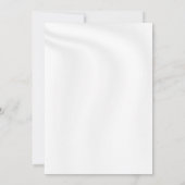 BLANK CREËER JE EIGEN WITTE SATIJN UITNODIGING (Achterkant)