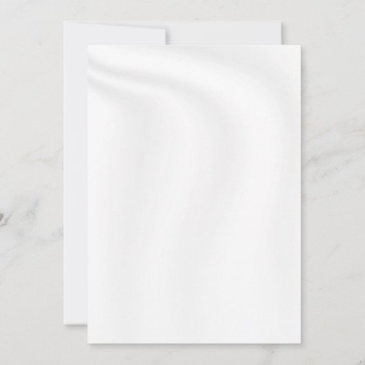 BLANK CREËER JE EIGEN WITTE SATIJN UITNODIGING (Achterkant)