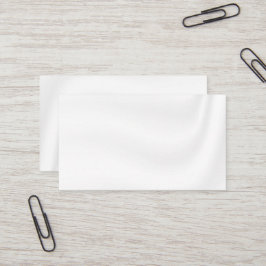 BLANK CREËER JE EIGEN WITTE SATIJN VISITEKAARTJE