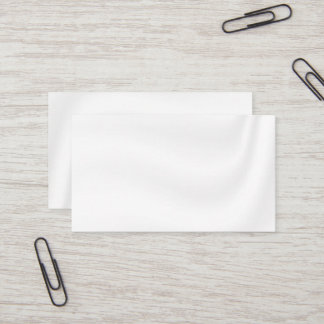 BLANK CREËER JE EIGEN WITTE SATIJN VISITEKAARTJE