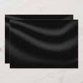 BLANK CREËER JE EIGEN ZWARTE UITNODIGING (Voorkant / Achterkant)