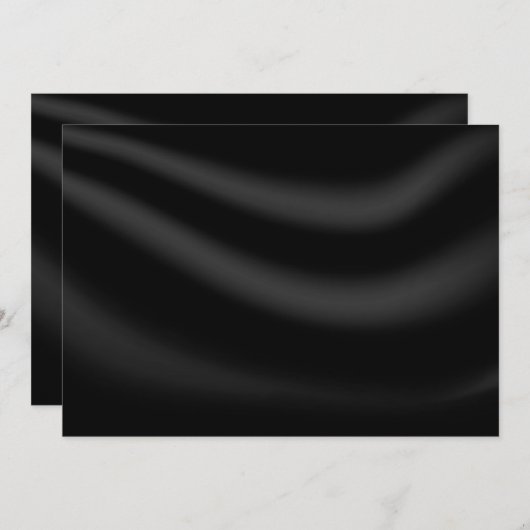 BLANK CREËER JE EIGEN ZWARTE UITNODIGING (Voorkant / Achterkant)