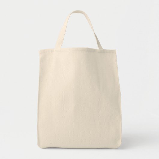 BLANK Creëer Uw eigen aangepaste Canvas tas (Voorkant)